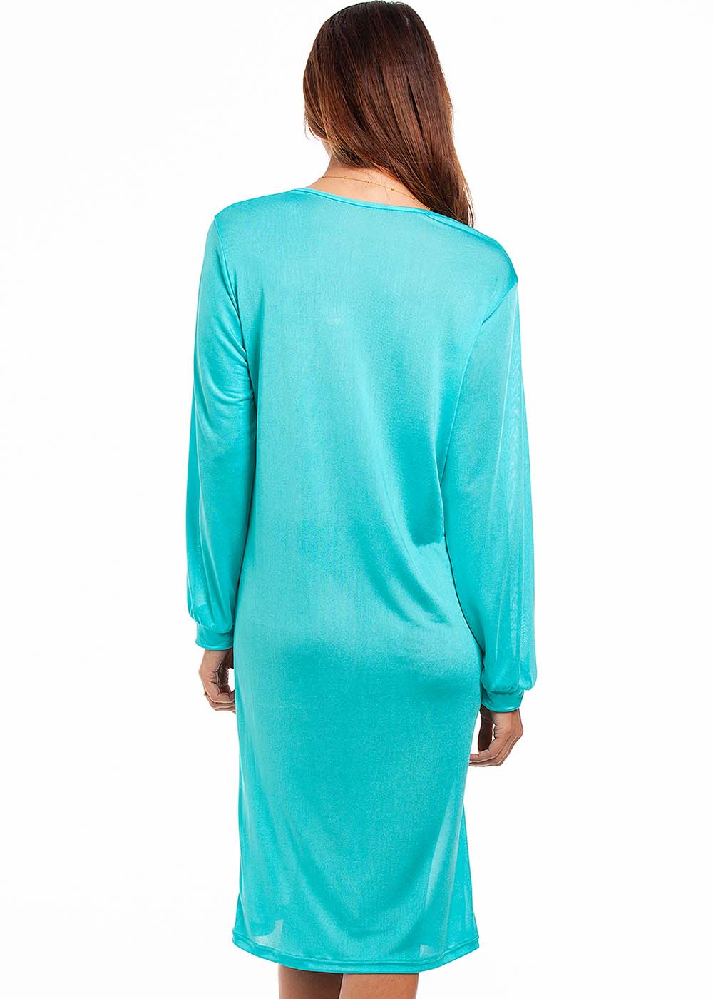 Silk Long Sleeve Nightshirt